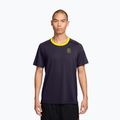 Maglietta da tennis da uomo Nike Court Advantage purple dynasty/lemon venom/lemon venom