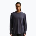 Longsleeve da allenamento da donna Nike One Relaxed Dri-Fit gridiron/white