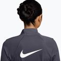 Longsleeve da running donna Nike Tempo Swoosh Run Dri-Fit 1/4-Zip LS gridiron/white 3