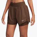 Pantaloncini da donna Nike One Dri-Fit High-Waisted 3" 2In1 cacao wow/white 3