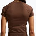 Maglia da allenamento donna Nike Pro Seamless Dri-Fit SS cacao wow 5