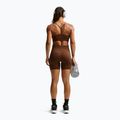 Pantaloncini da donna Nike Pro Seamless High-Waisted Biker 5" cacao wow 3