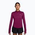 Felpa da corsa donna Nike Swift Dri-FIT UV 1/4-Zip true berry