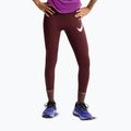 Leggings da corsa da donna Nike Tempo Swoosh Run High-Waisted 7/8 mystic dates/white