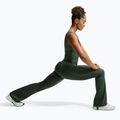 Leggings da donna Nike One High Waisted Flared camo green/white 4