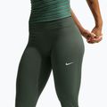 Leggings da donna Nike One High Waisted Flared camo green/white 6