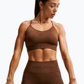 Reggiseno sportivo da donna Nike Pro Seamless Light Support Sports Bra cacao wow