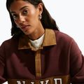 Felpa donna Nike Studio Fleece Medium Weight mystic dates/light british tan/sail 5