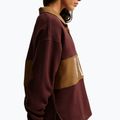 Felpa donna Nike Studio Fleece Medium Weight mystic dates/light british tan/sail 6