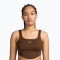 Reggiseno sportivo da donna Nike One cacao wow