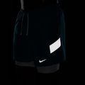 Pantaloncini da corsa da uomo Nike Miler Dri-Fit 2in1 5" bright spruce 5