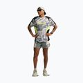 Maglia da corsa da uomo Nike Dri-FIT Printed SS smoke grey/black/light lemon twist 2