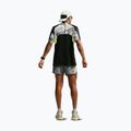 Maglia da corsa da uomo Nike Dri-FIT Printed SS smoke grey/black/light lemon twist 3