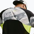 Maglia da corsa da uomo Nike Dri-FIT Printed SS smoke grey/black/light lemon twist 5