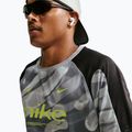 Maglia da corsa da uomo Nike Dri-FIT Printed SS smoke grey/black/light lemon twist 6