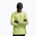 Longsleeve da running uomo Nike Stride light lemon twist/grey fog