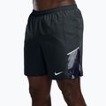 Pantaloncini da corsa da uomo Nike Miler black/black 3