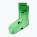Calze Nike Run Midweight illusion green/black