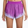 Pantaloncini da corsa da donna Nike AeroSwift vivid purple/purple dynasty