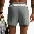 Pantaloncini da corsa da uomo Nike Dri-Fit 4" smoke grey/black/light lemon twist 5