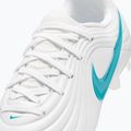 Scarpe da calcio bambino Nike Tiempo Maestro Academy Jr FG/MG white/white/dusty cactus 6
