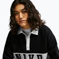 Felpa donna Nike Studio Fleece Medium Weight total black/sail/sail 5