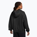 Felpa donna Nike Studio Fleece Medium Weight Oversized Full Zip total black/sail 2