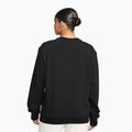 Felpa donna Nike Studio Fleece Lightweight total black/sail 2
