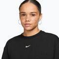 Felpa donna Nike Studio Fleece Lightweight total black/sail 3
