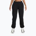 Pantaloni da donna Nike Studio Fleece total black/sail