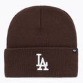 47 Brand MLB Los Angeles Dodgers Sox Haymaker berretto invernale marrone