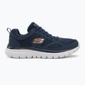 SKECHERS Burns Agoura, scarpe da uomo blu/arancione 2