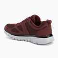 SKECHERS Burns Agoura scarpe da uomo bordeaux 3