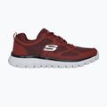 SKECHERS Burns Agoura scarpe da uomo bordeaux 2