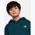 Felpa per bambini New Balance Brush Back Small Logo Hoodie medusa green 5