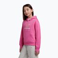 Felpa per bambini New Balance FT Stacked Logo Hoodie pink satin 4