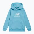 Felpa per bambini New Balance BB Stacked Logo Hoodie taffy blue