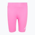 Pantaloncini per bambini New Balance Stacked Logo Cycle pink satin