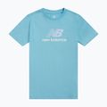 Maglietta per bambini New Balance Jersey Stacked Logo Tee taffy blue