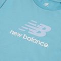 Maglietta per bambini New Balance Jersey Stacked Logo Tee taffy blue 3
