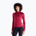 Longsleeve da running donna New Balance Athletics Heat Grid 1/2 Zip podium red