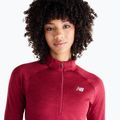 Longsleeve da running donna New Balance Athletics Heat Grid 1/2 Zip podium red 4