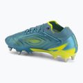 Scarpe da calcio New Balance Tekela Elite Low V5 SG metallic blue/alkaline green/team navy 3