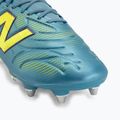 Scarpe da calcio New Balance Tekela Elite Low V5 SG metallic blue/alkaline green/team navy 7