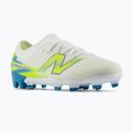 Scarpe da calcio bambino New Balance Furon Team V9 FG white/alkaline green