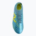 Scarpe da calcio bambino New Balance Tekela Team V5 FG metallic blue/alkaline green 5