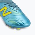 Scarpe da calcio bambino New Balance Tekela Team V5 FG metallic blue/alkaline green 7