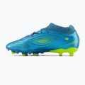 Scarpe da calcio bambino New Balance Tekela Team V5 FG metallic blue/alkaline green 3