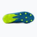 Scarpe da calcio bambino New Balance Tekela Team V5 FG metallic blue/alkaline green 4