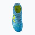 Scarpe da calcio bambino New Balance Tekela Team V5 FG metallic blue/alkaline green 5